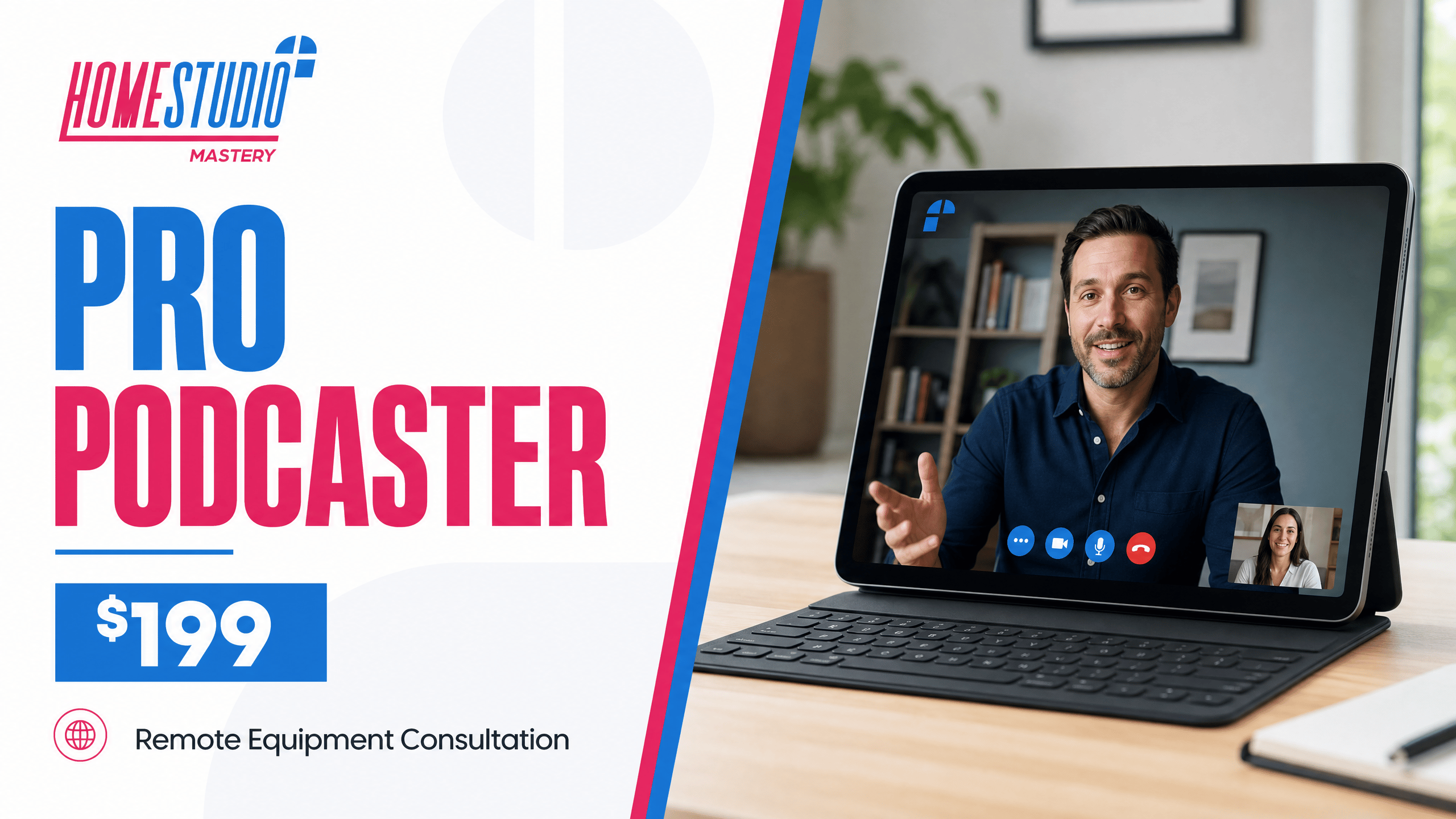 Pro Podcaster remote equipment consultation offer artwork.